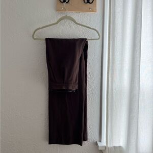 Pull and Bear chocolate brown trouser pant